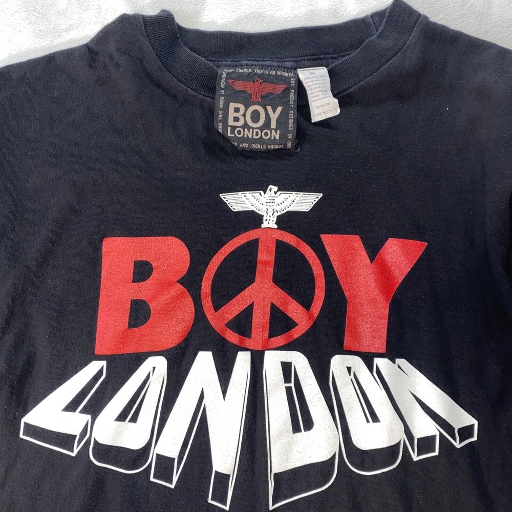 VTG Boy London Shirt Kings Road M Grunge Streetwear Rebel Andy Warhol Lady Gaga